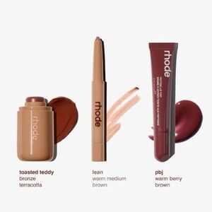 NWT RHODE Blush + Lip Trio